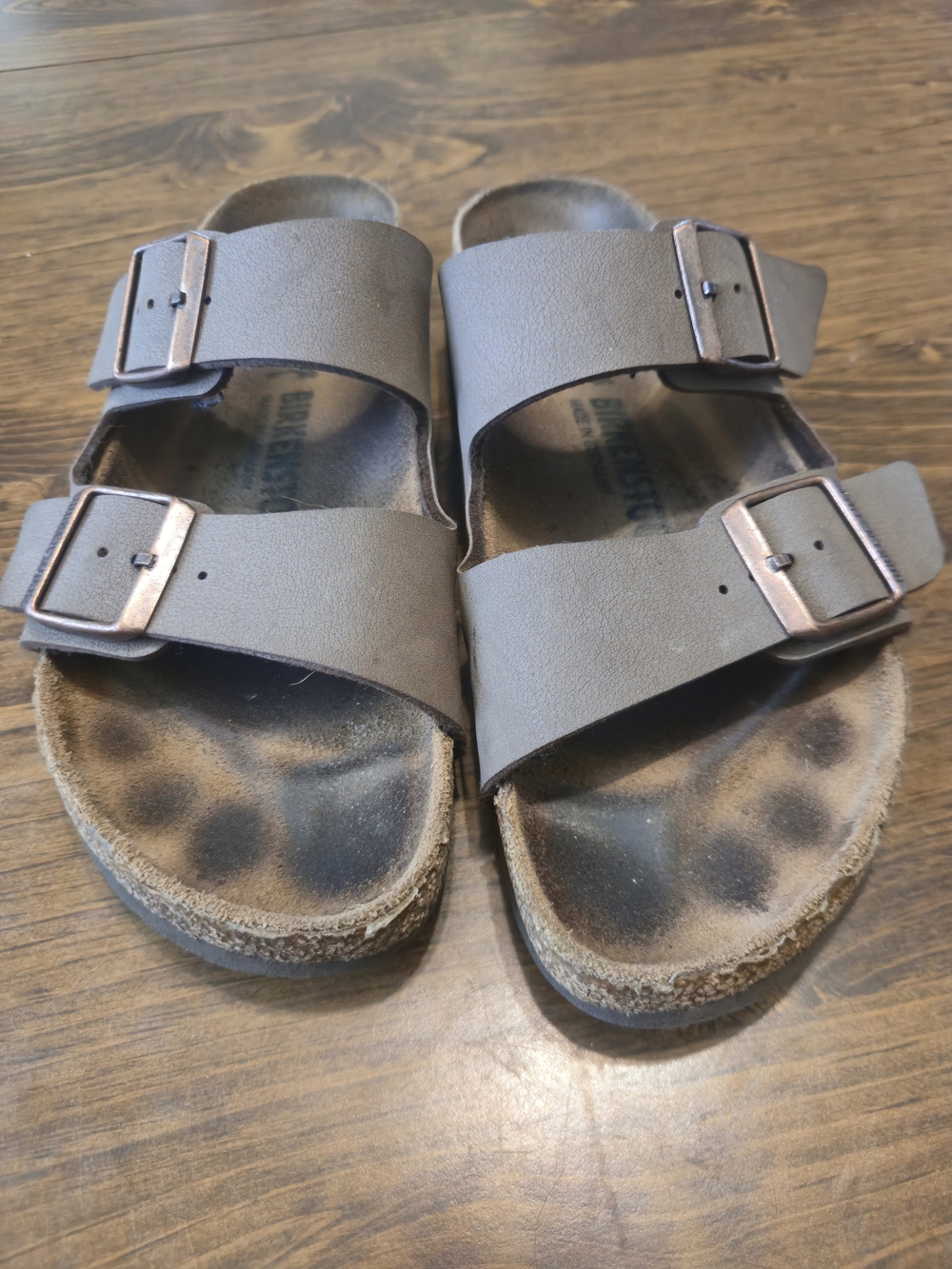 Birkenstock Men's Arizona Two-Strap Sandals - Brown US 7/EU40